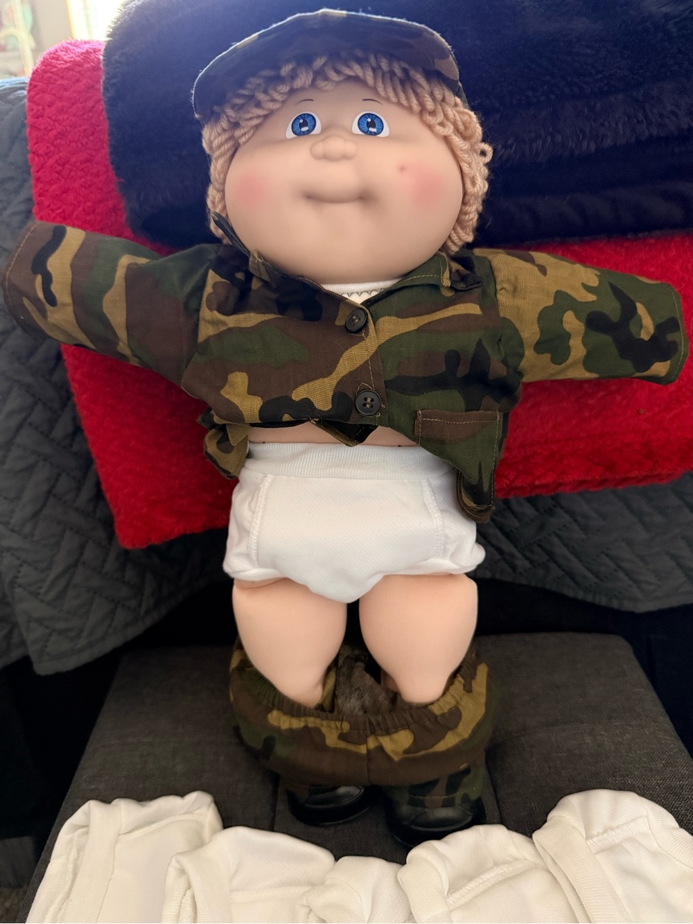 Cabbage Patch Kids- cloth white diaper/underpants! 5 pair!